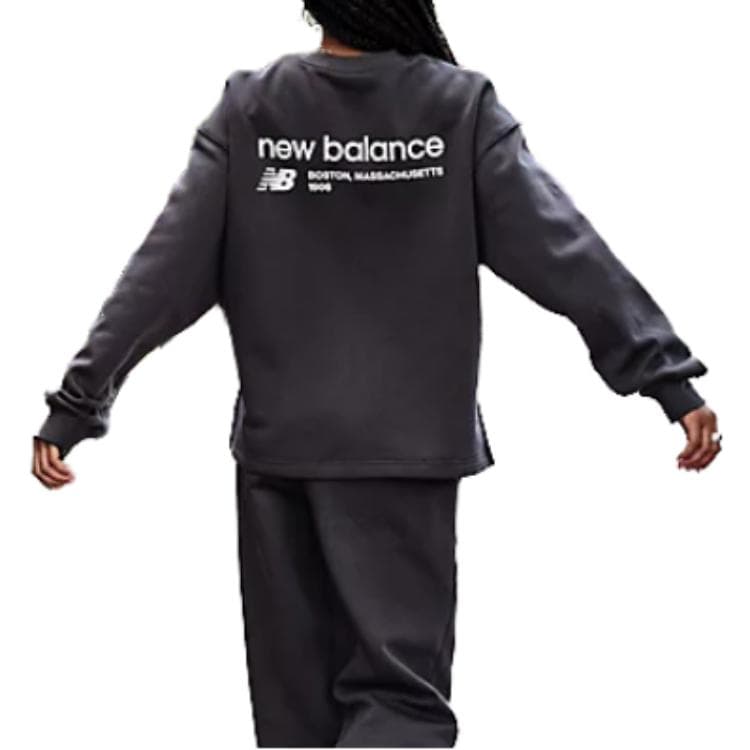Худи New Balance Linear Heritage Brushed Back Fleece Crewneck - изображение 5