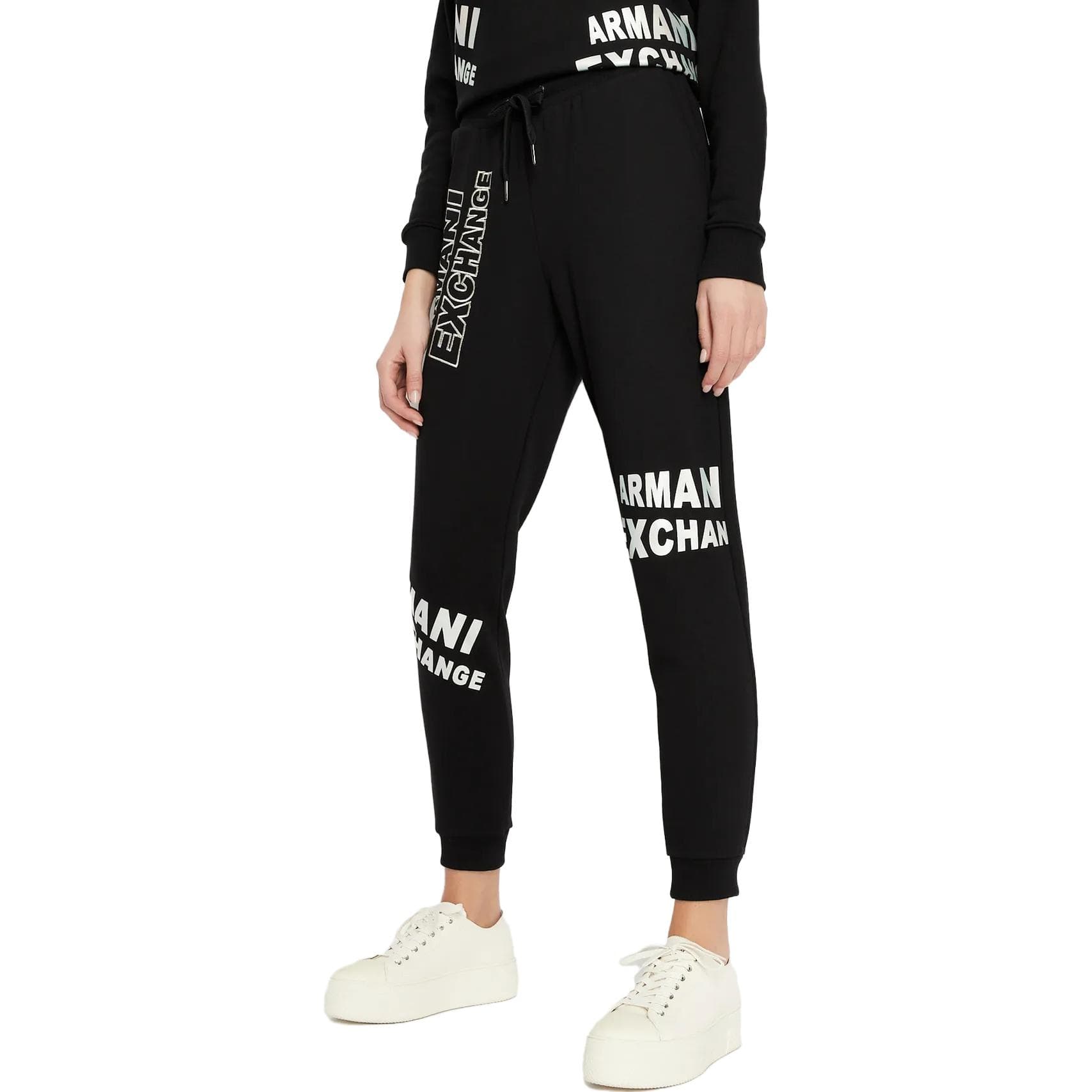 Штаны EMPORIO ARMANI Повседневные штаны Женские Черные - изображение 3