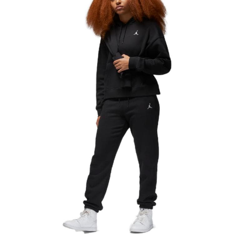 Штаны Jordan Black Women's Knitted Training Pants Джордан Черные Женские Вязаные Спортивные Штаны - изображение 3