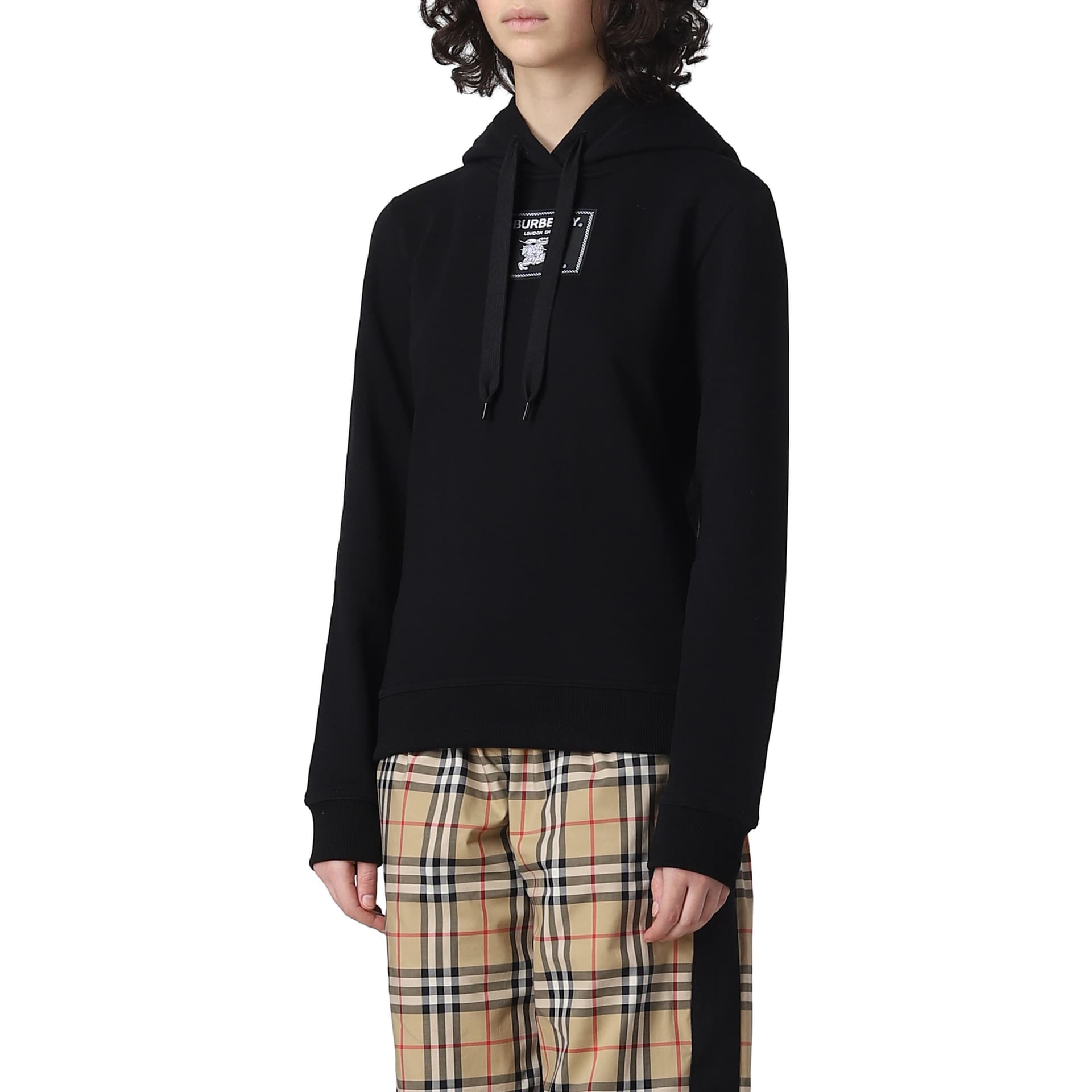 Худи Толстовка Burberry Женское Черное - изображение 5