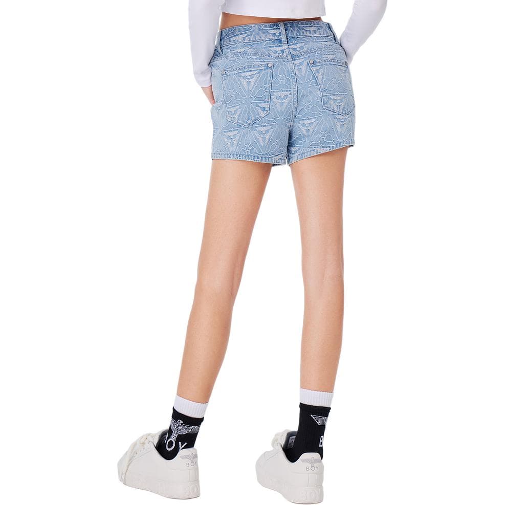 BOY LONDON Джинсовые шорты Женские Синие - изображение 4
