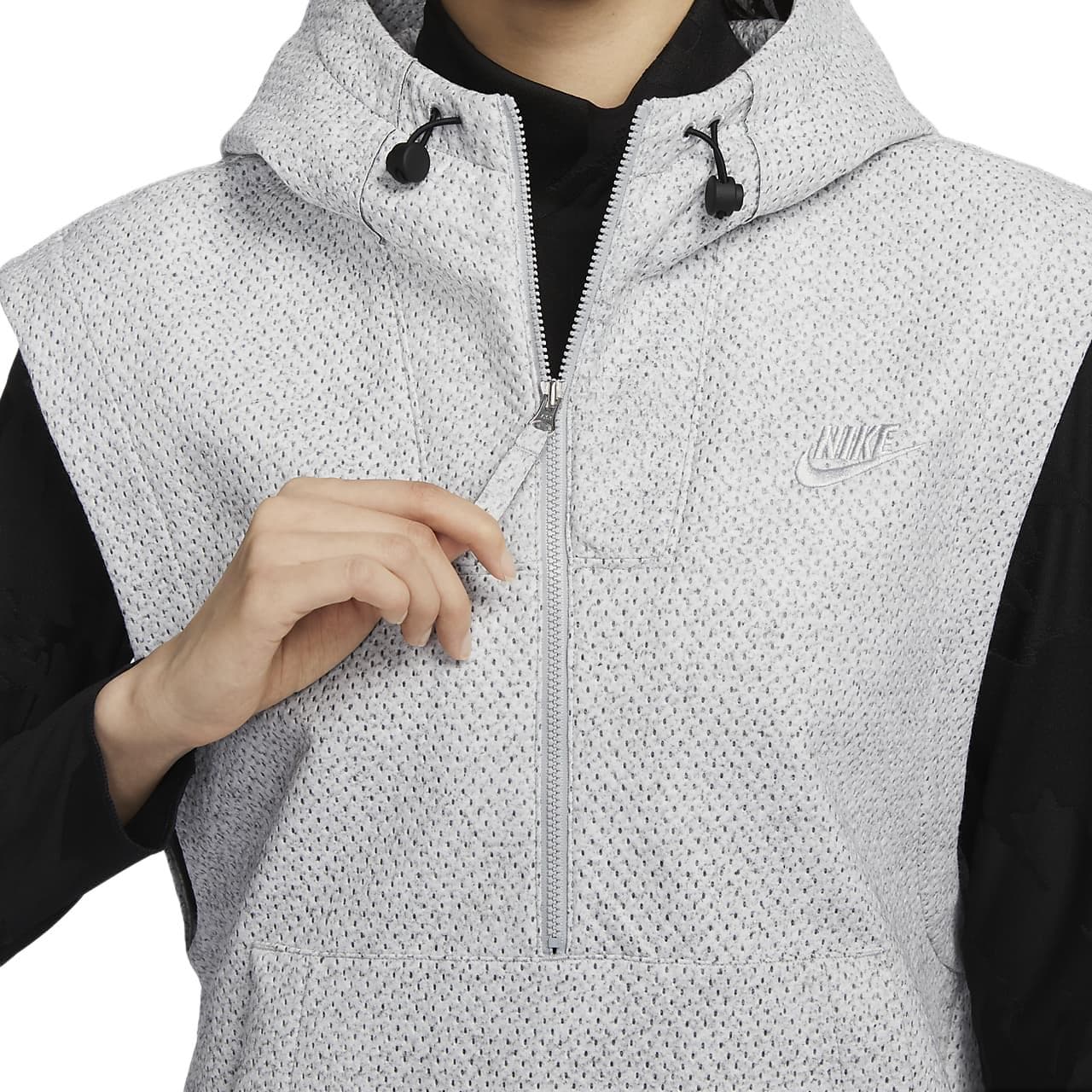 Худи Nike Толстовка для женщин светло-дымчато-серый - изображение 3