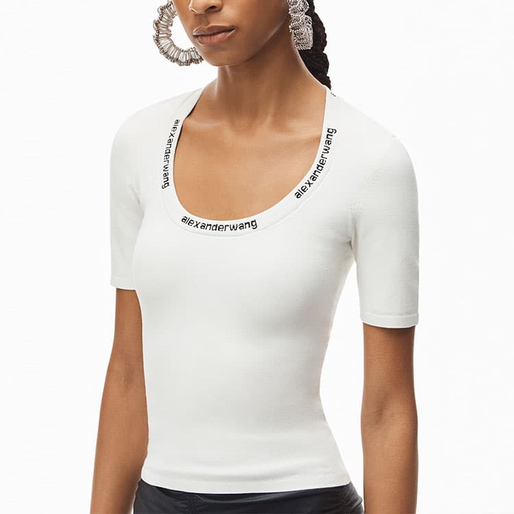 Футболка alexander wang SS22 LogoT - изображение 3