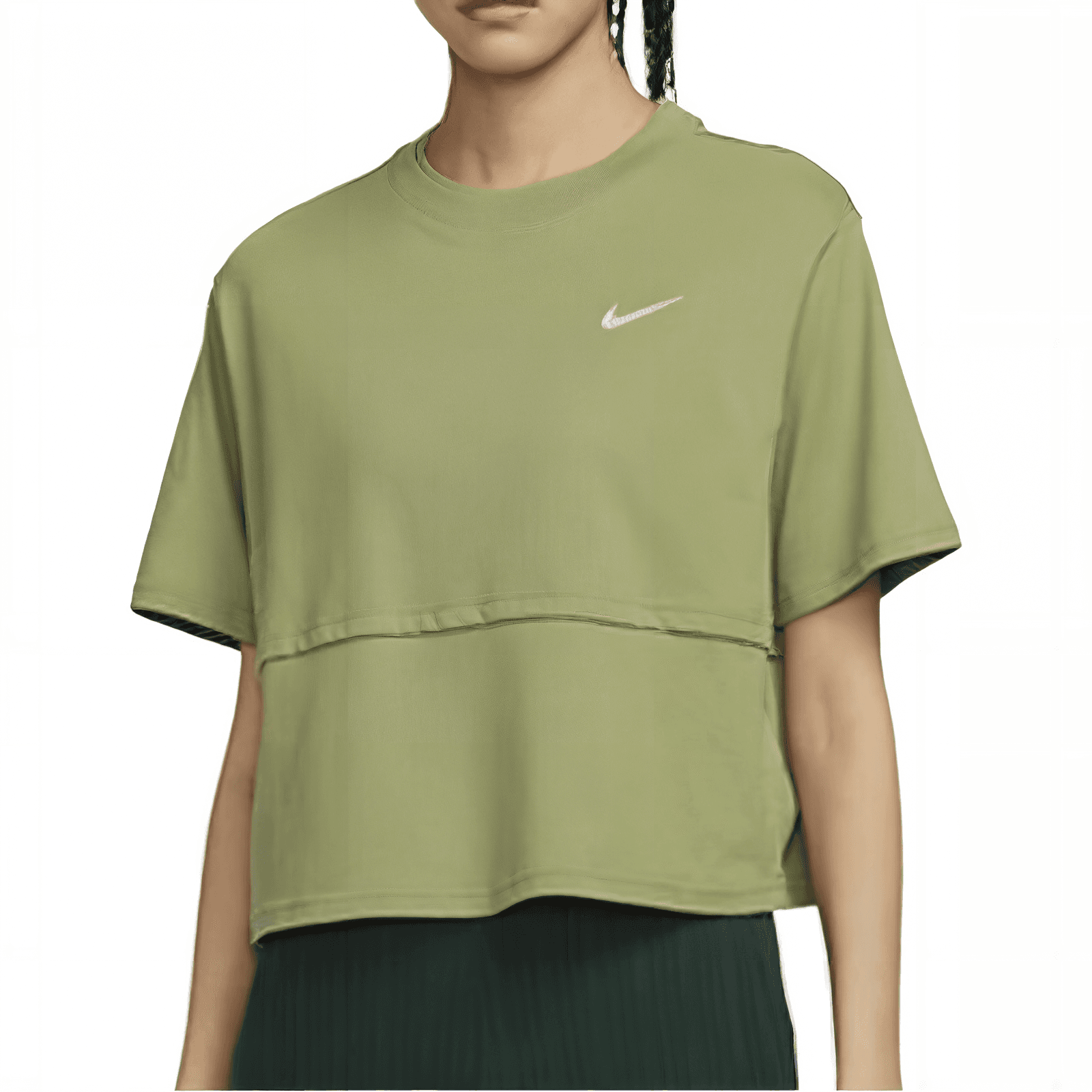 Футболка NIKE Зеленые Женские Футболки - изображение 3