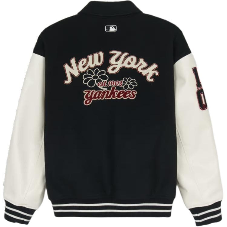 Куртка mlb New York Yankees Varsity Куртки Пальто Унисекс Черный - изображение 2