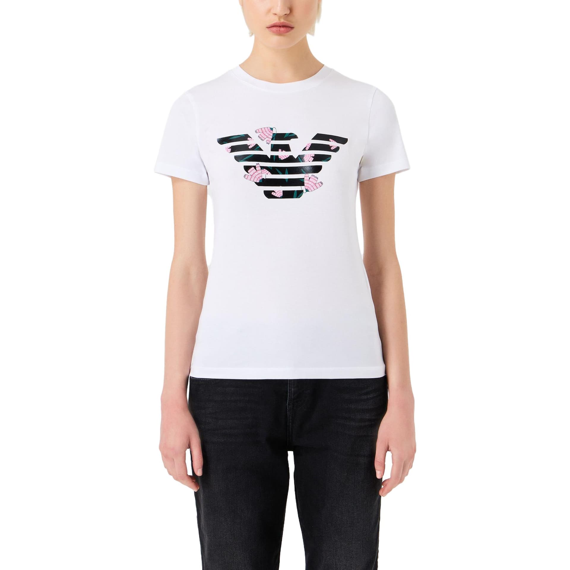 Футболка EMPORIO ARMANI T-рубашка Женская Белая - изображение 3