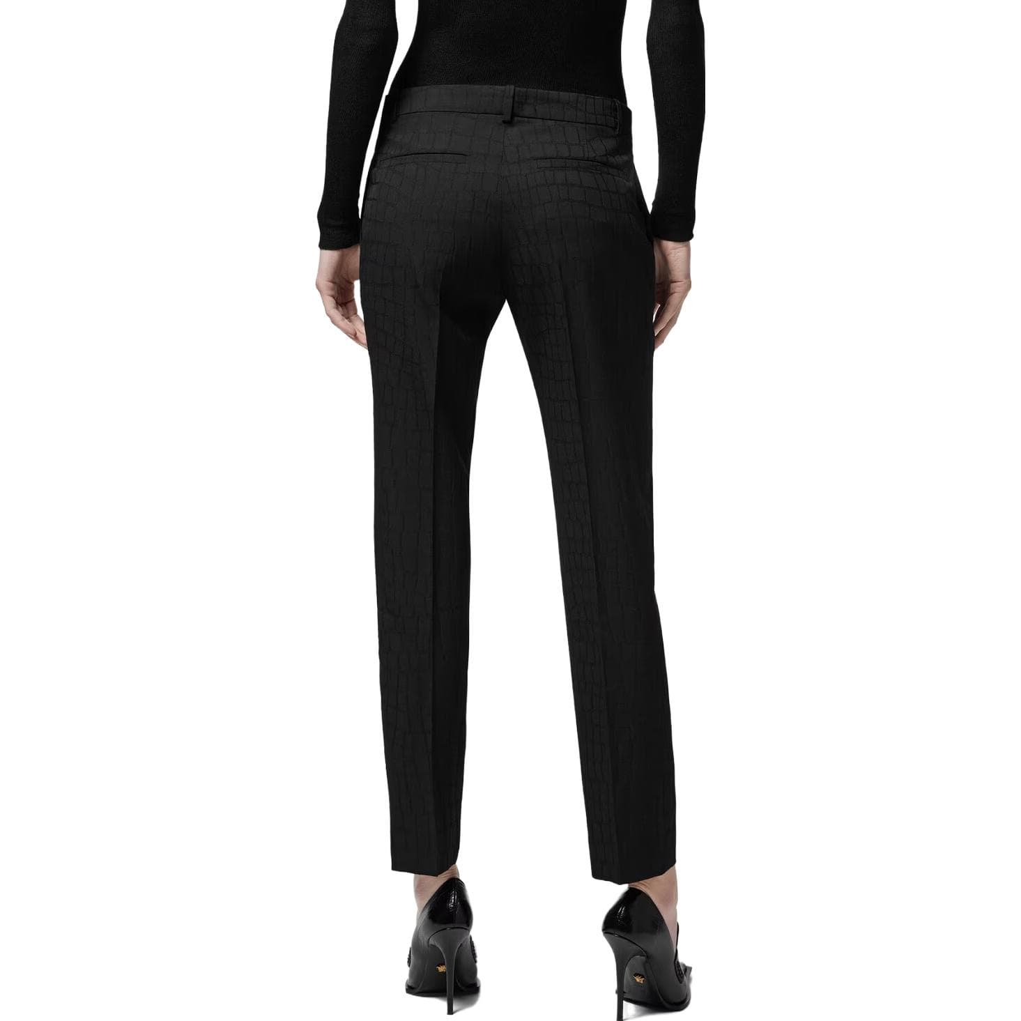 Штаны VERSACE Medusa '95 Croc-Jacquard Pants - изображение 4