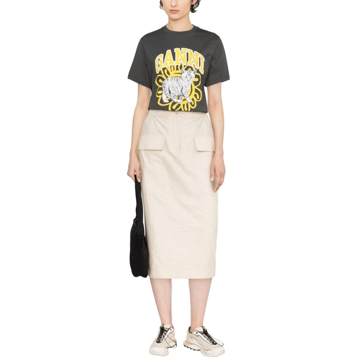 Футболка GANNI SS23 LogoT - изображение 3
