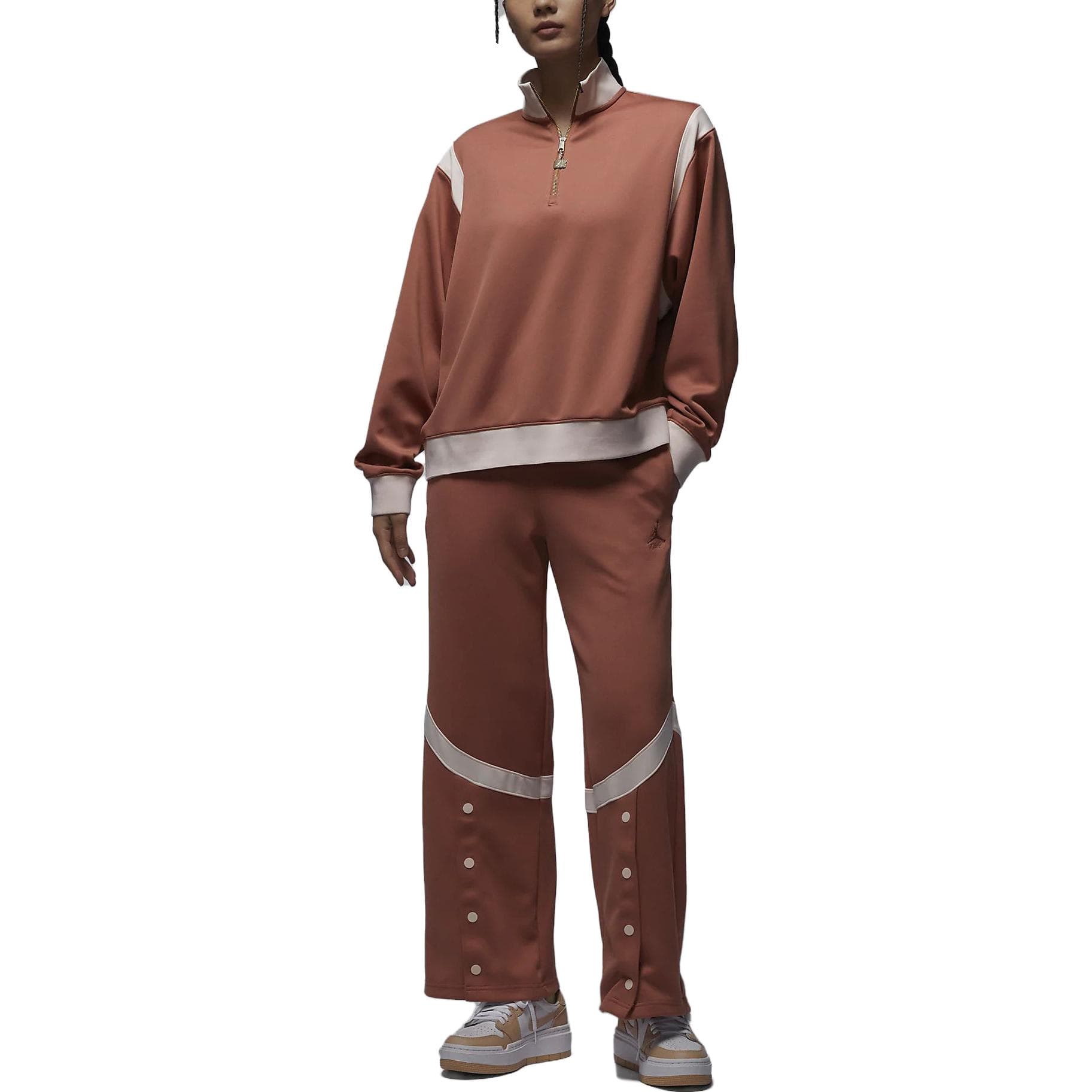 Штаны Jordan Orange Женские Вязаные Тренировочные Штаны - изображение 4