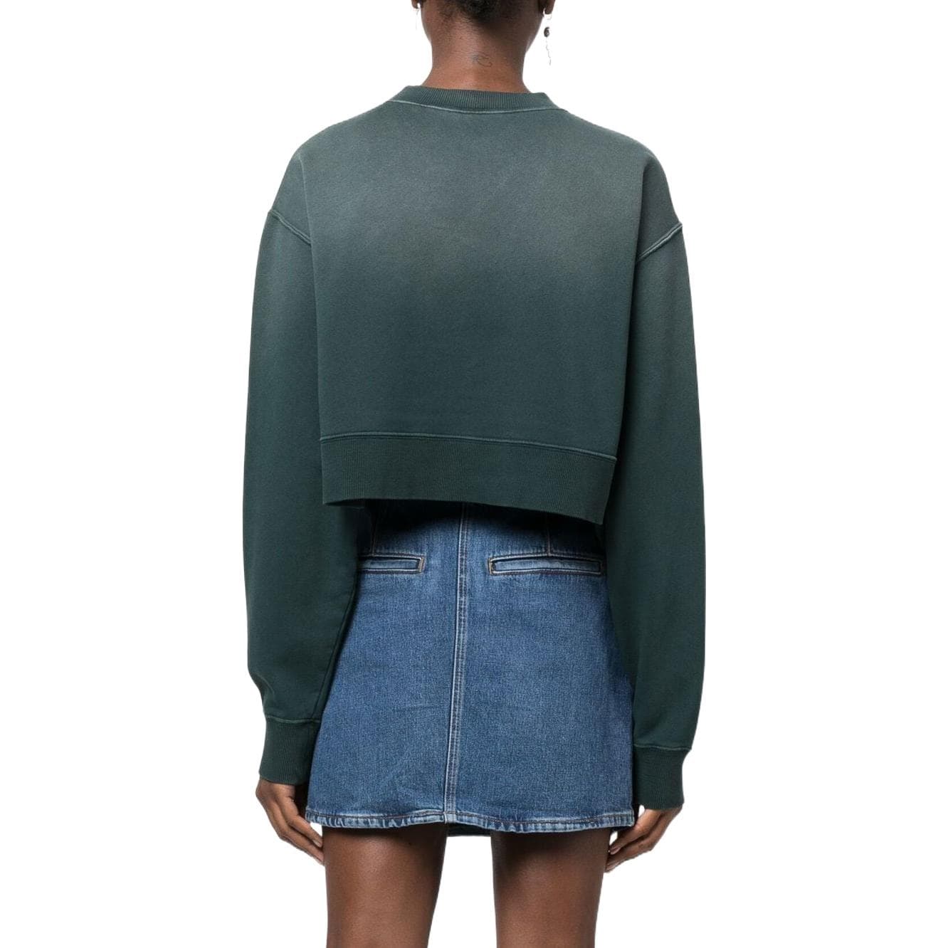 Кофта Miu Miu FW22 Logo Print Sweatshirt - изображение 3