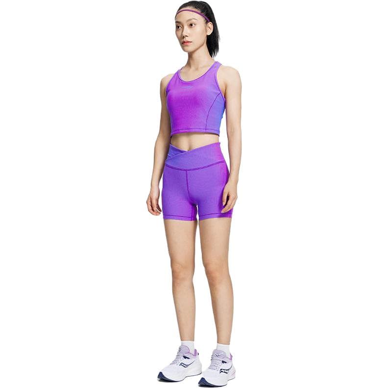 Saucony Фиолетово-синие Женские Спортивные майки без рукавов - изображение 4