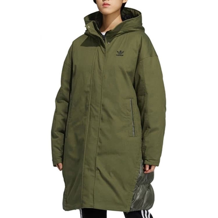 Пуховик adidas originals Layered Parka Logo - изображение 2
