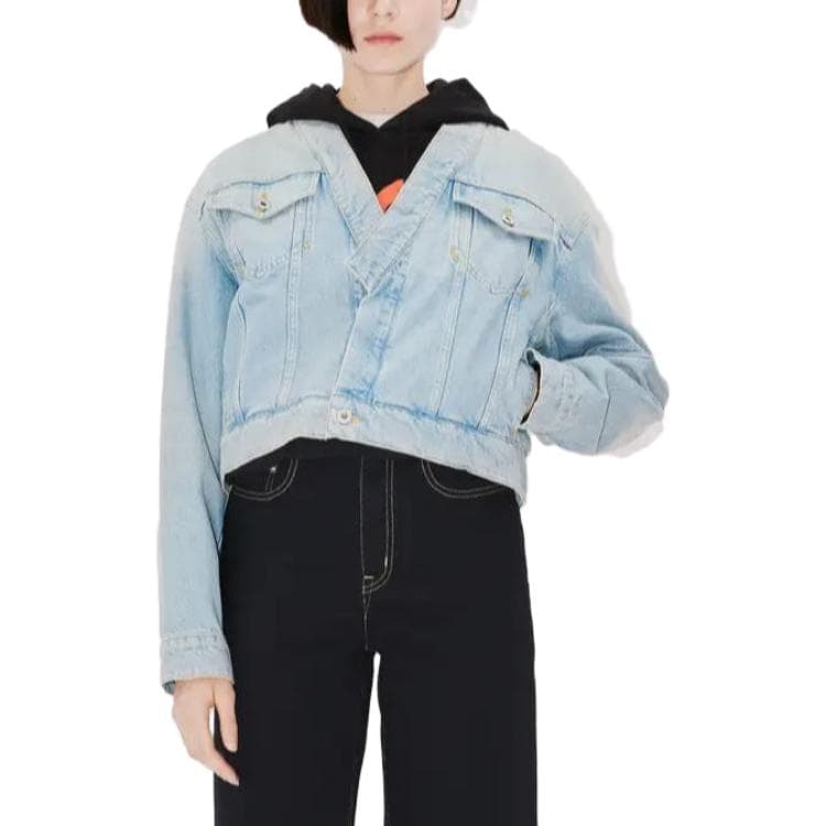 KENZO Синие Женские Джинсовые Куртки - изображение 3