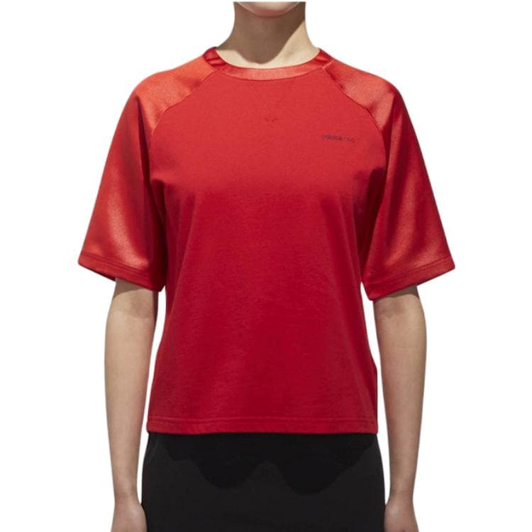 Футболка Adidas Neo Red Женские T-рубашки - изображение 3