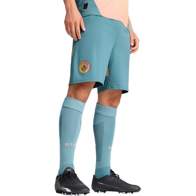 PUMA DRYCELLManchester City 24 25 FW24 Футбол Низ Мужской Синий - изображение 3