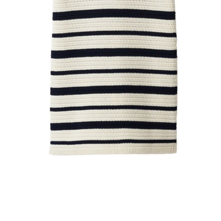 Платье Miu Miu SS24 Striped Knit Mini Dress Ivory - изображение 4
