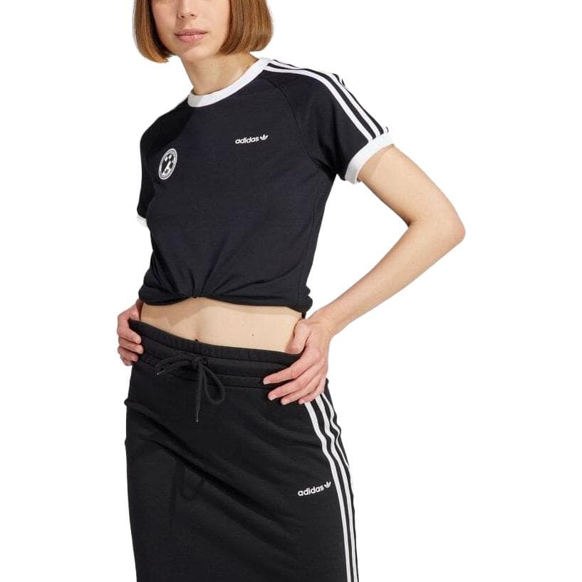 Adidas Originals Футболка Женская Черная - изображение 3