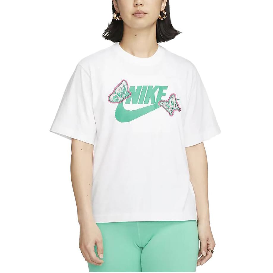 Футболка Nike Sportswear T-Shirt Женская Белая - изображение 4