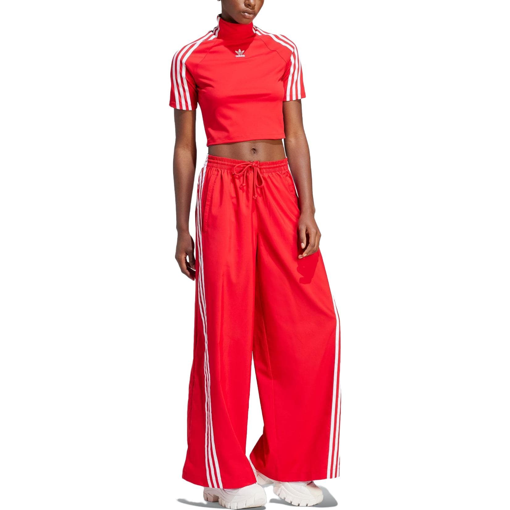 Штаны Adidas Originals The Baddie Edit Спортивные брюки Женские Красный - изображение 4