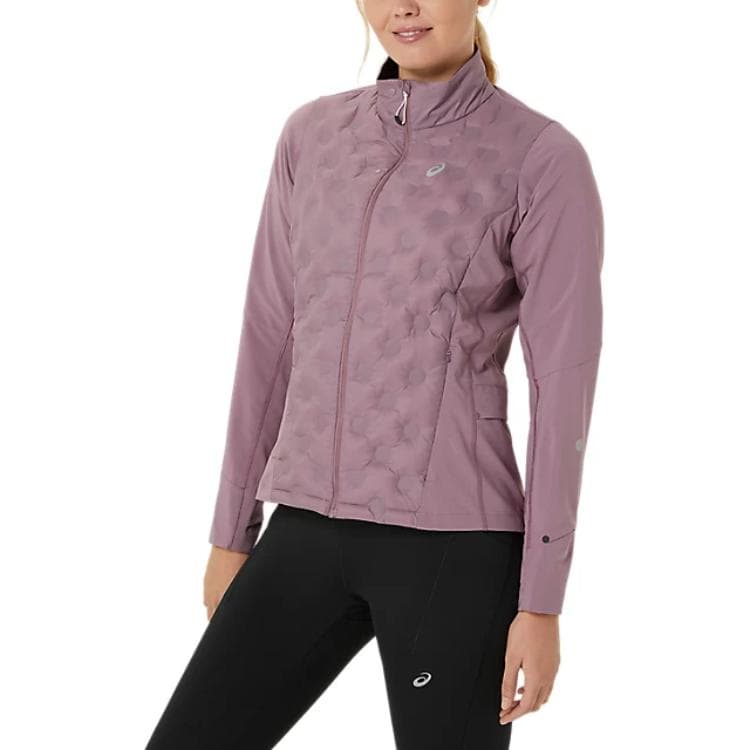 Куртка Asics ROAD Куртки и пальто женские цвет тауповый - изображение 3