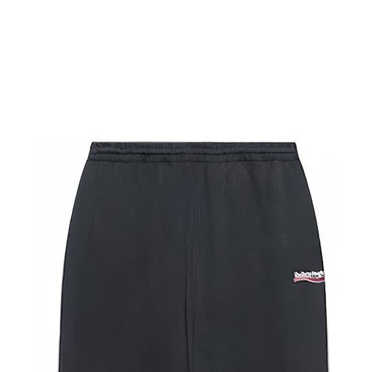 Штаны Balenciaga FW21 Logo Sweatpants Black - изображение 5
