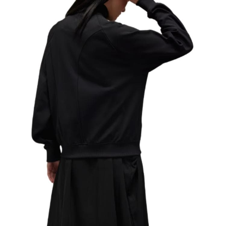 Куртка Y-3 W Track Jkt Однотонный воротник-стойка молния длинный рукав куртки женский черный - изображение 6