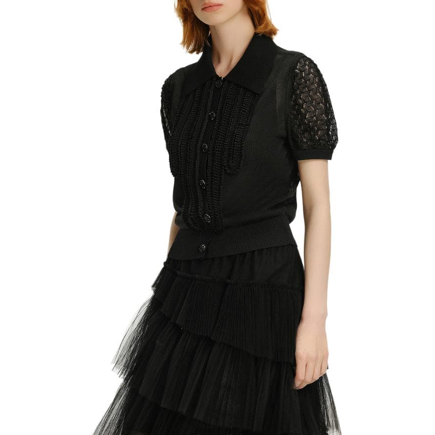 Кофта KARL LAGERFELD Трикотаж Женские Черный - изображение 6
