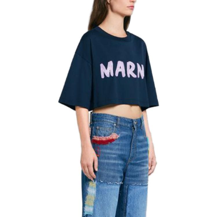Футболка MARNI LOGO SS24 T - изображение 4