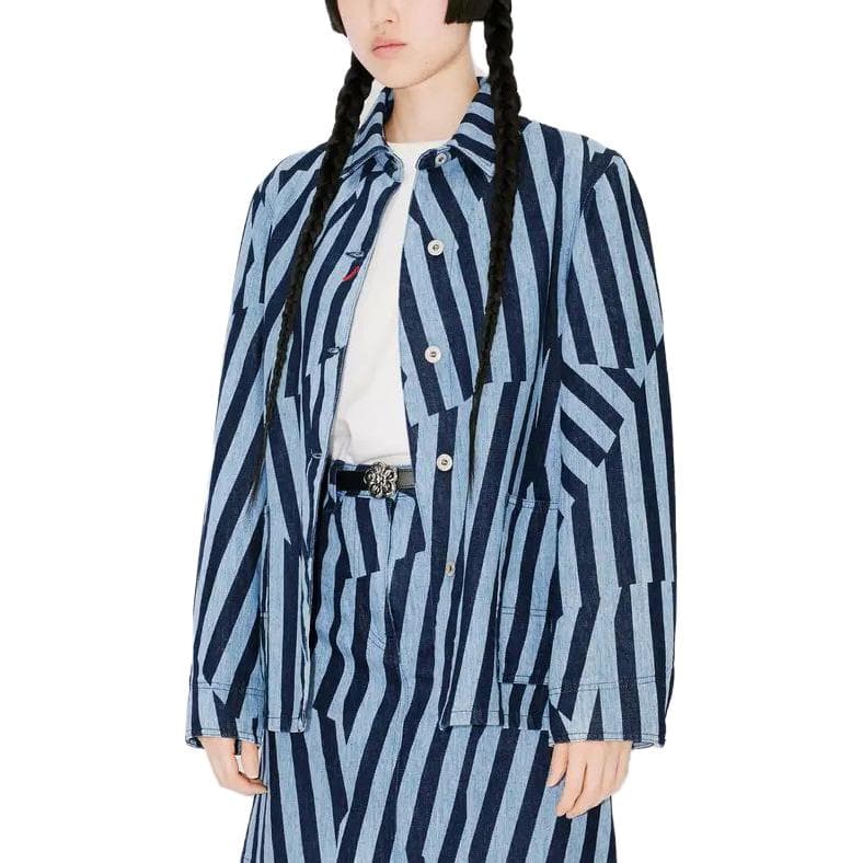 KENZO SS23 Джинсовая куртка женская синяя - изображение 4