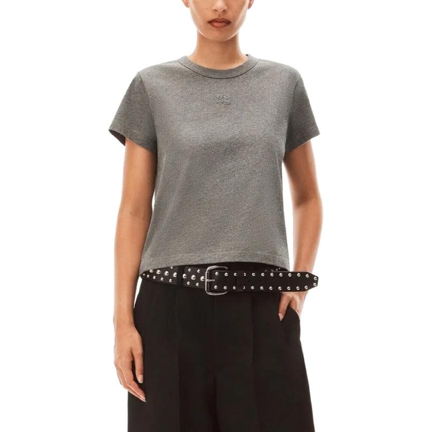 Футболка Alexander Wang SS23 Grey Tee - изображение 2