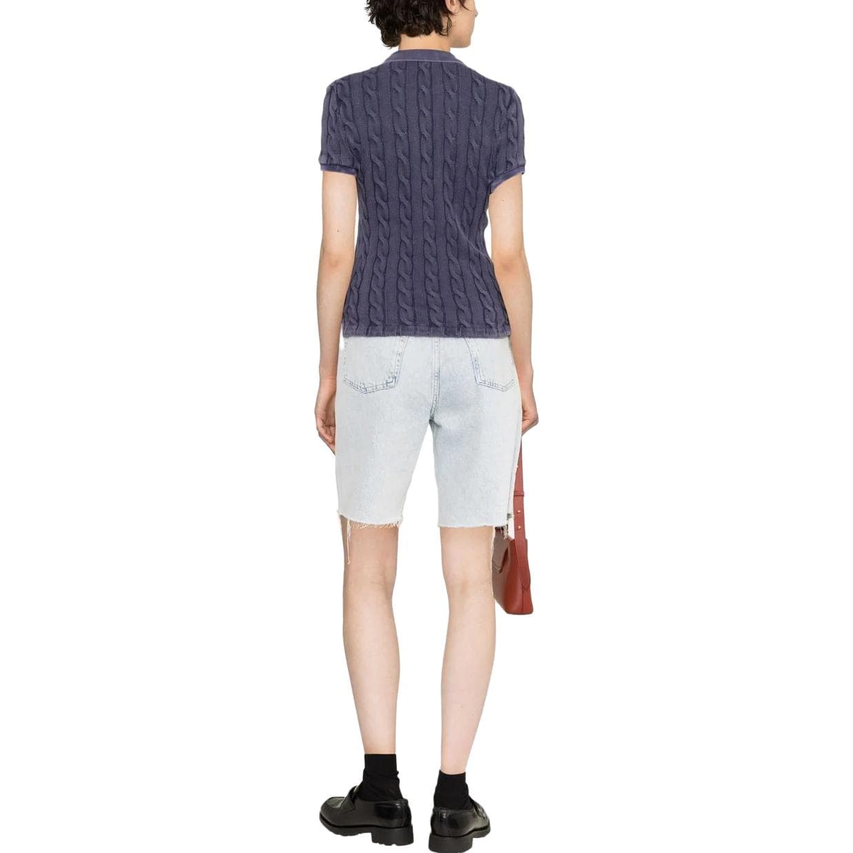 Polo Ralph Lauren SS23 Женское Поло Синее - изображение 3