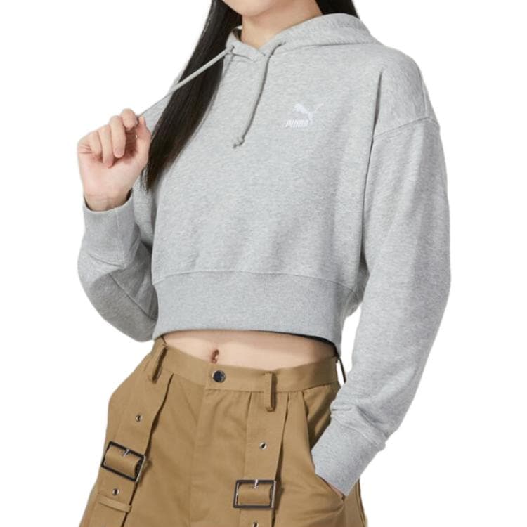 Худи PUMA Серый Женские Толстовка - изображение 4