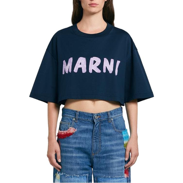 Футболка MARNI LOGO SS24 T - изображение 2