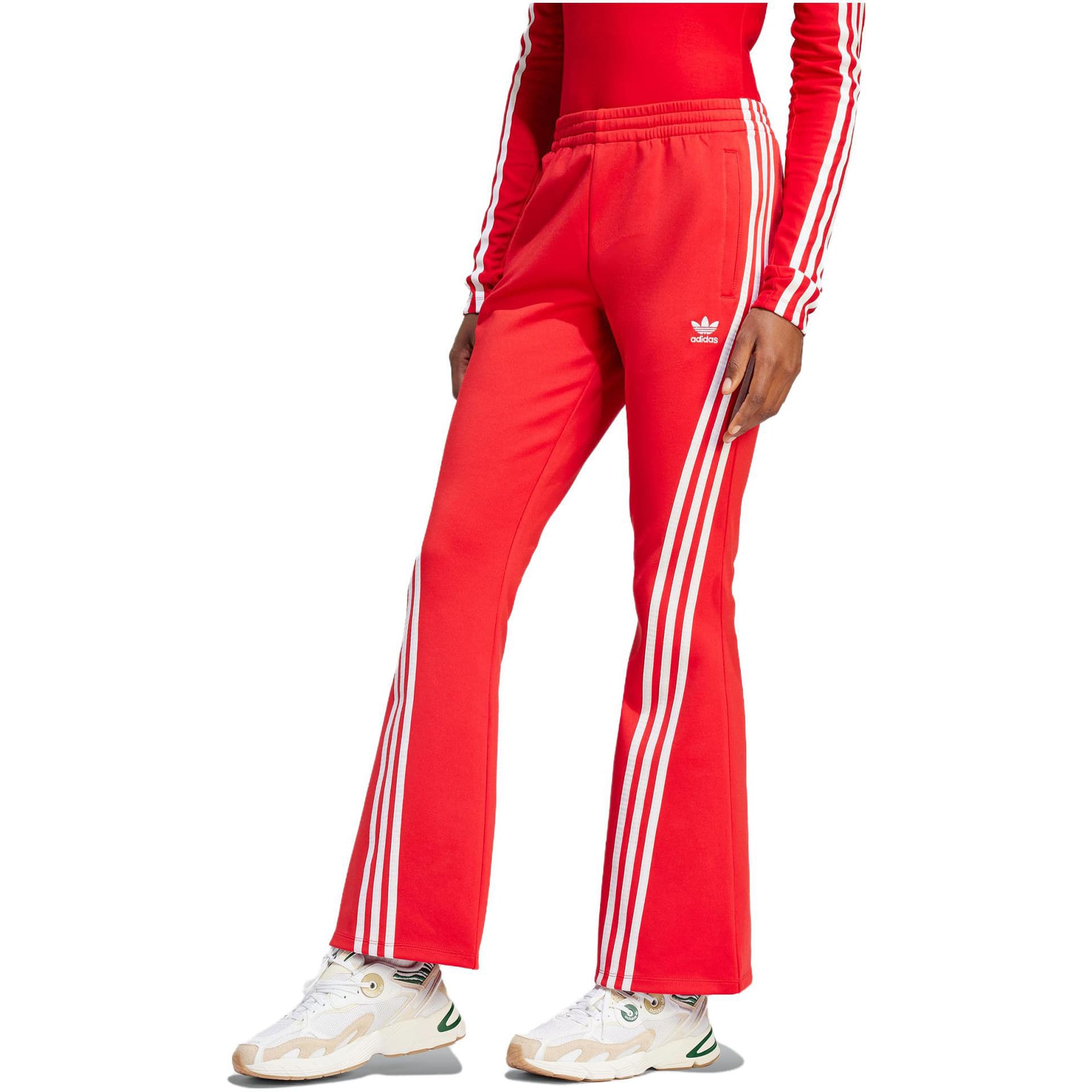 Штаны Adidas Originals Красный Женские Спортивные брюки - изображение 4