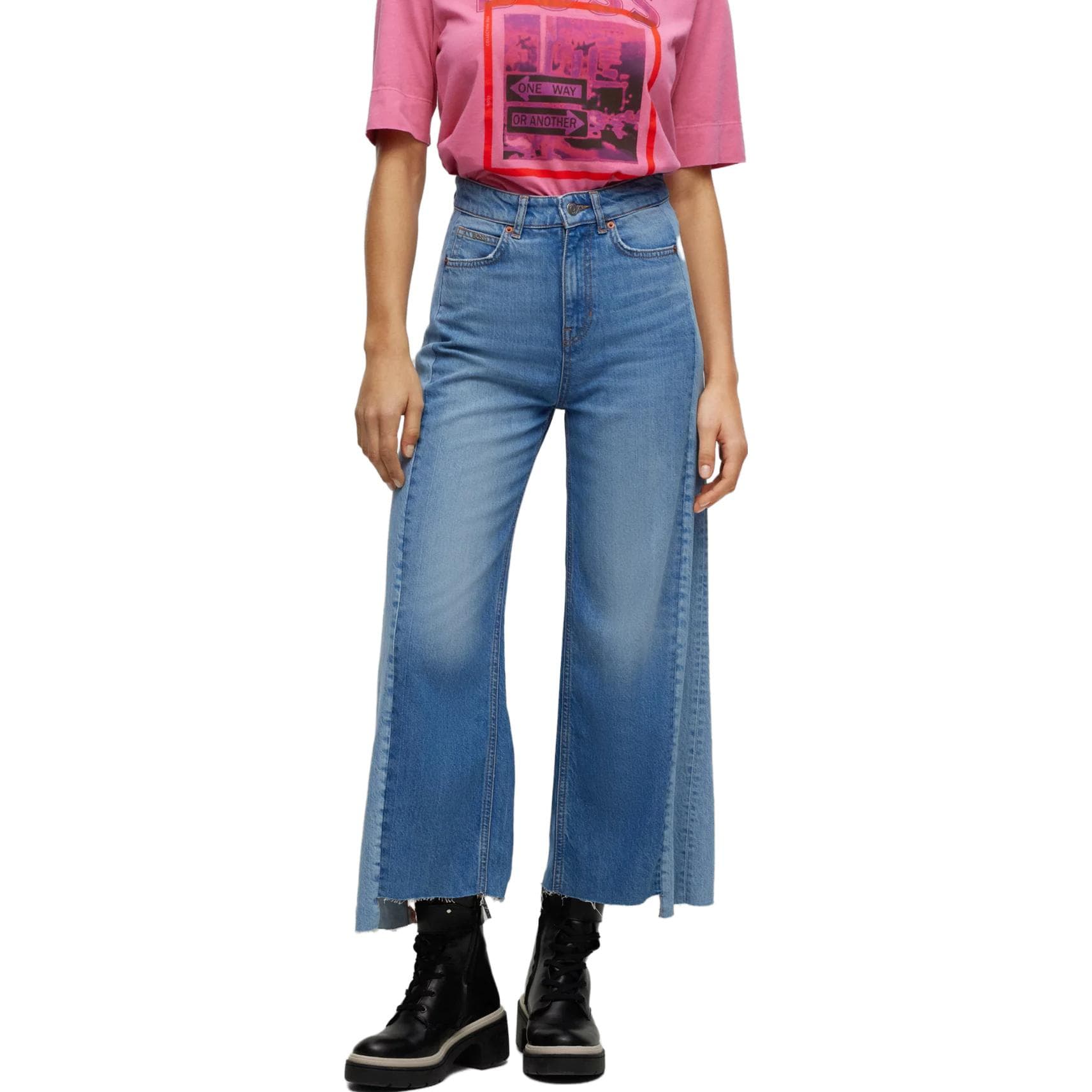 Джинсы Hugo Boss Blue Women's Jeans Hugo Boss Синий Женские Джинсы - изображение 3