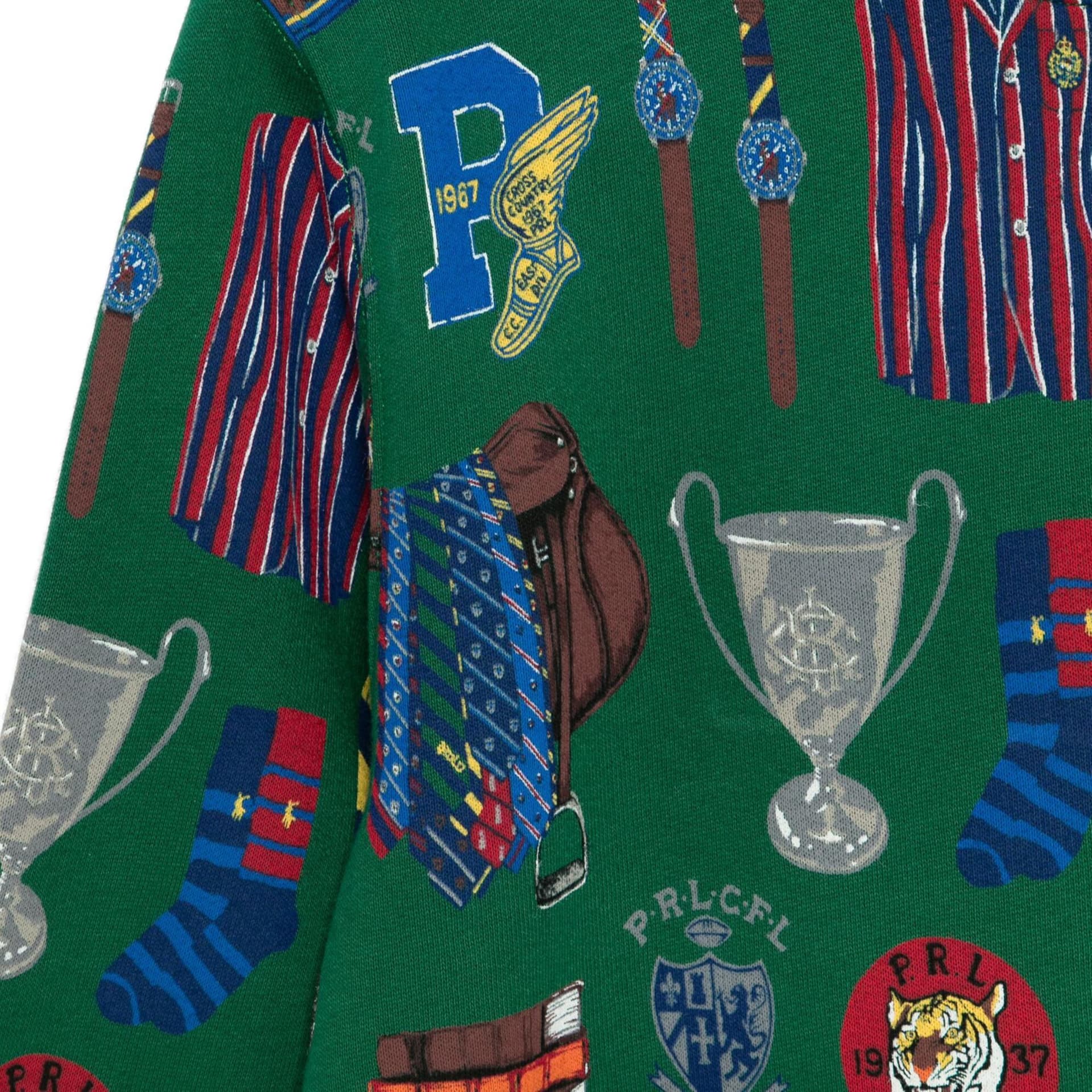 Polo Ralph Lauren Толстовка FW24 Зеленый Детский - изображение 3