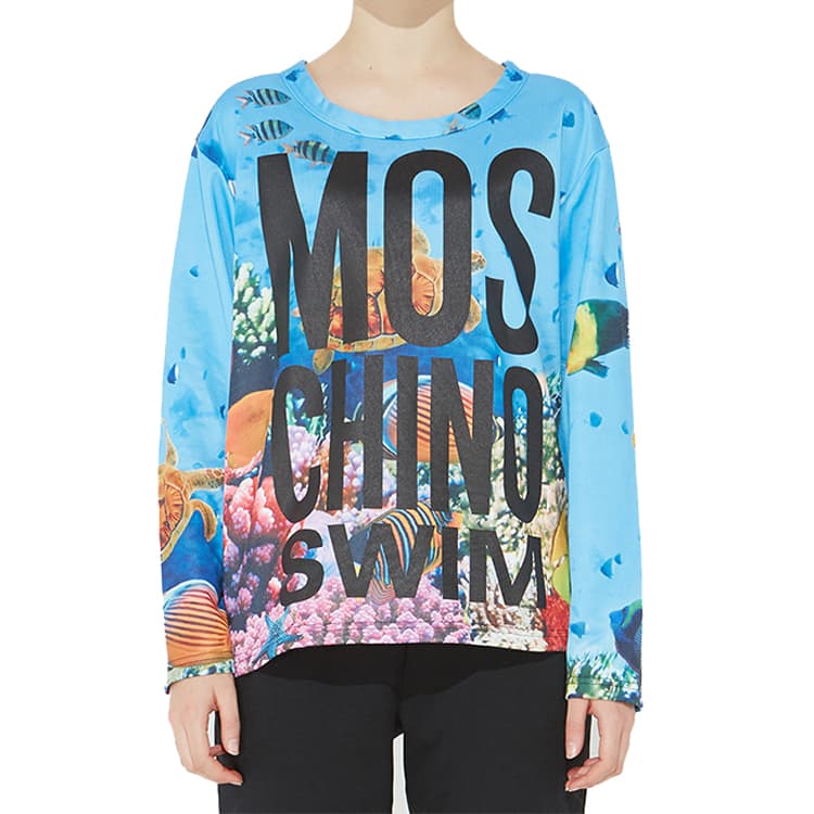 Худи MOSCHINO Swim logo - изображение 4