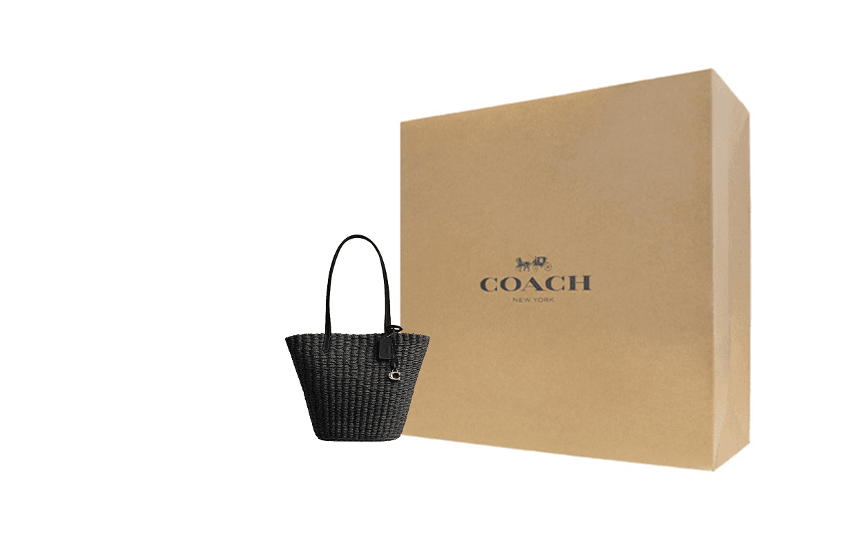Мини-сумка COACH Straw 19 - изображение 1