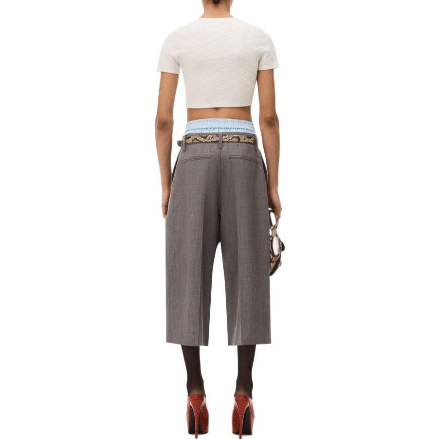 Alexander Wang CROP TOP Женский Экрю - изображение 3