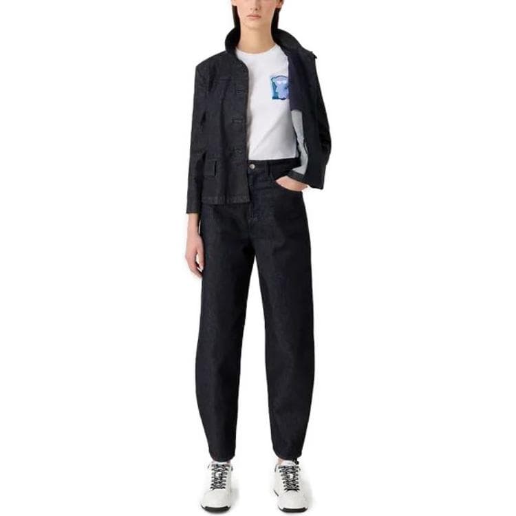 Футболка EMPORIO ARMANI SS23 T Рубашка Женская Белая - изображение 2