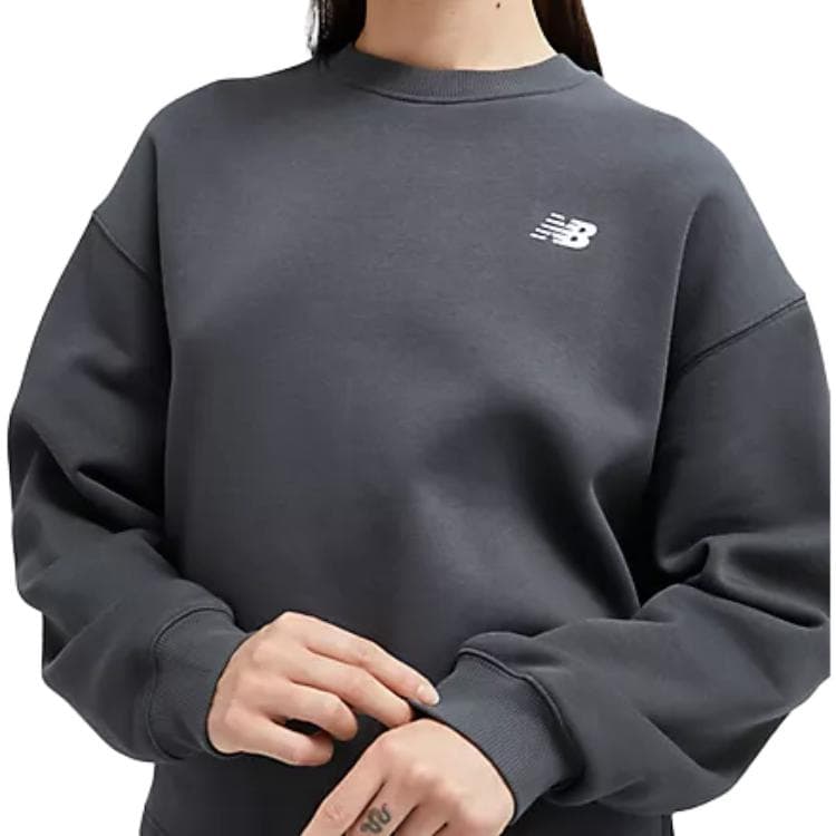 Худи New Balance Linear Heritage Brushed Back Fleece Crewneck - изображение 6