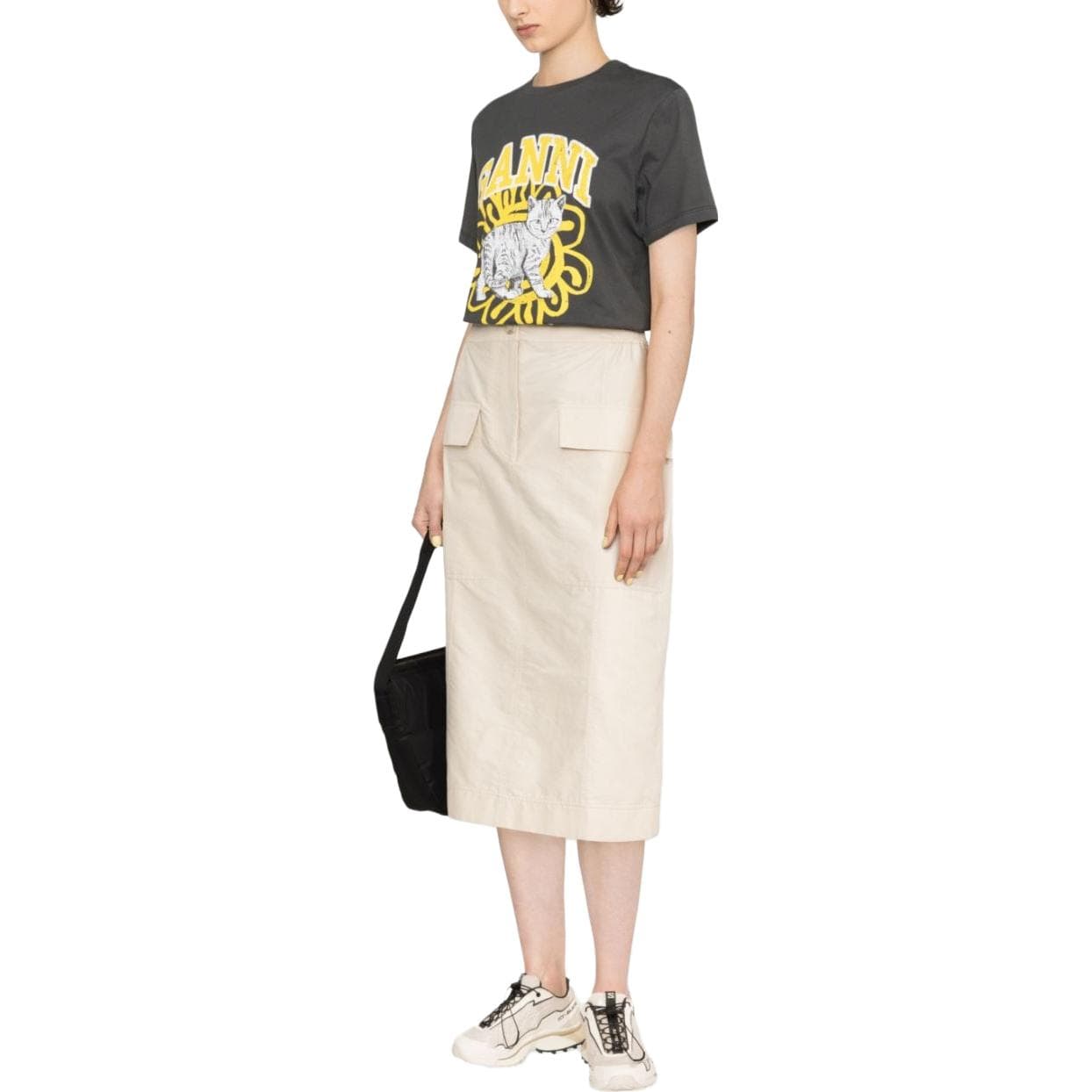 Футболка GANNI SS23 LogoT - изображение 5