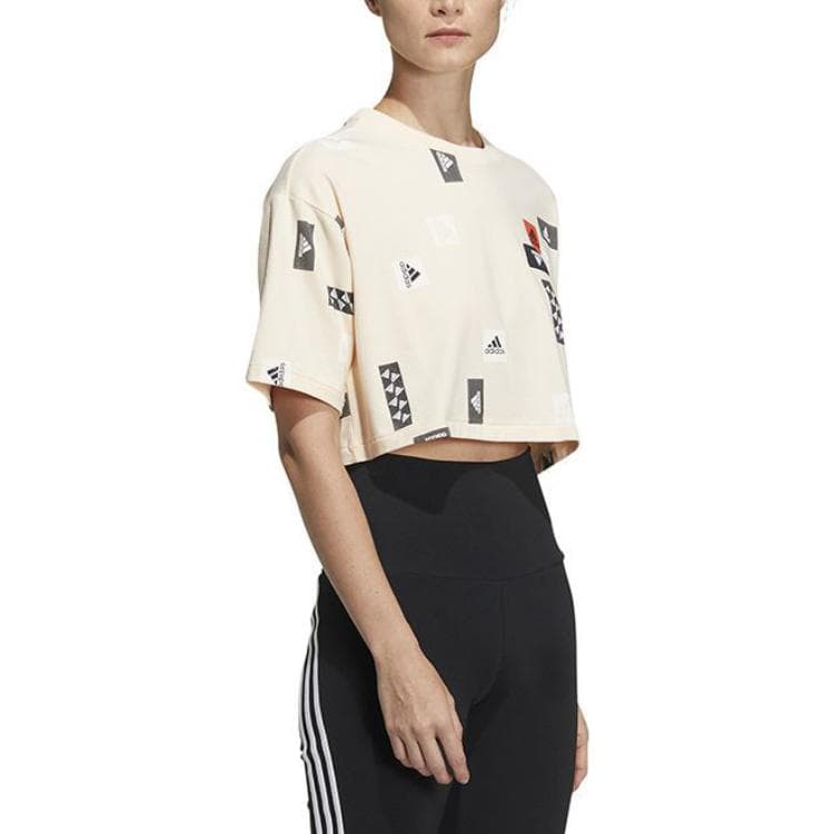 Футболка Adidas Экрю Женские Футболки - изображение 2