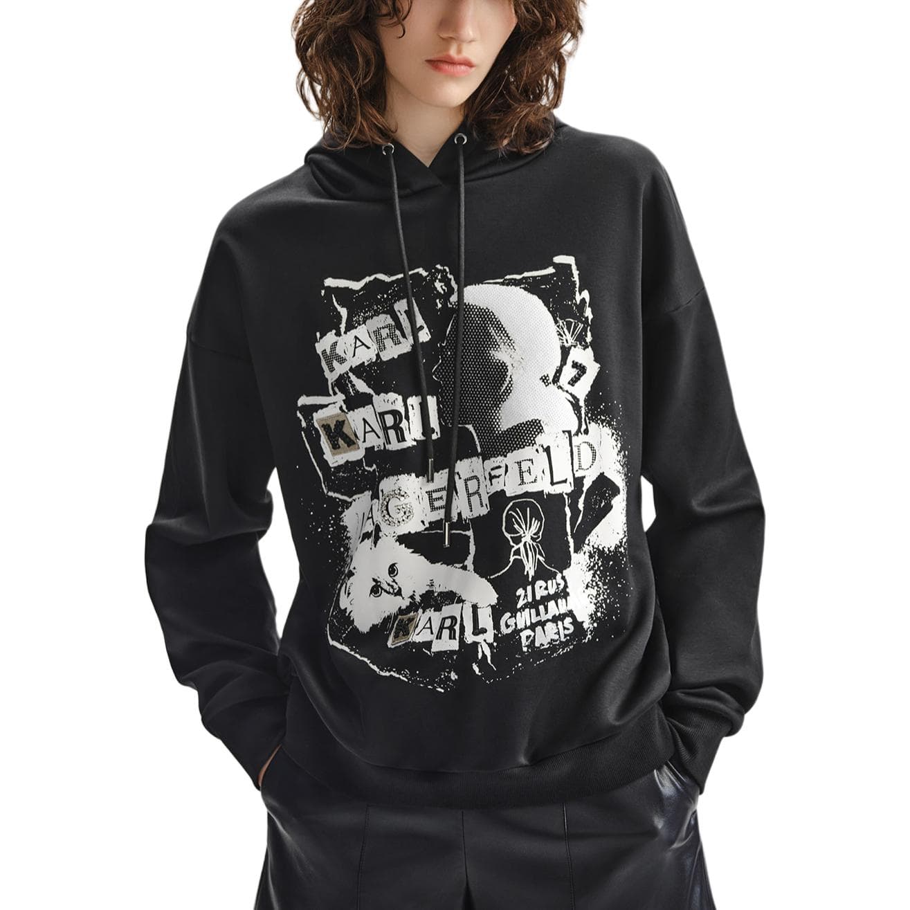 Худи KARL LAGERFELD FW23 Logo - изображение 4
