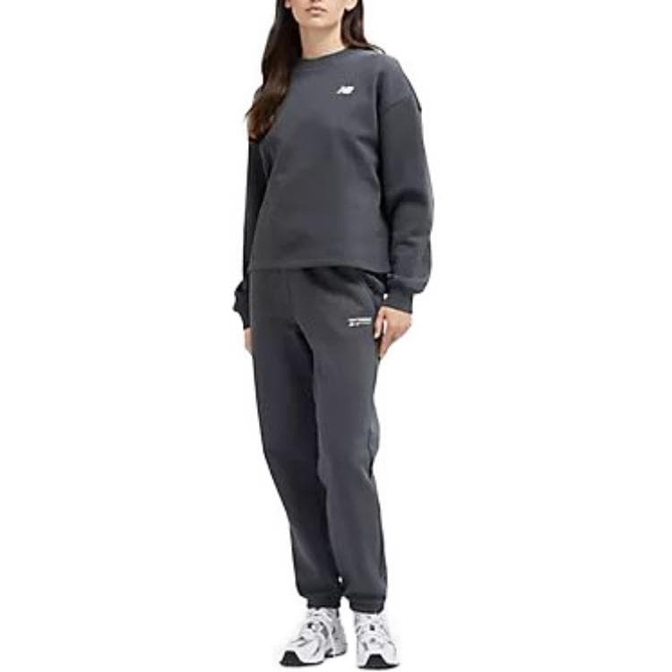 Худи New Balance Linear Heritage Brushed Back Fleece Crewneck - изображение 4