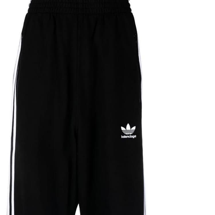 Штаны Balenciaga x adidas SS23 Track Pants Black - изображение 11