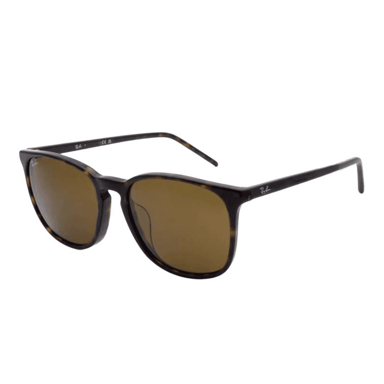 Солнцезащитные очки RayBan Пластиковая оправа квадратная форма солнцезащитные очки унисекс цвет черепаховый - изображение 1
