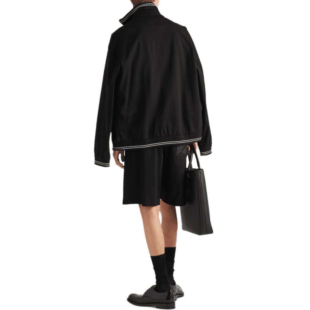 Куртка Prada Slim Fit Zip Jacket Black - изображение 4