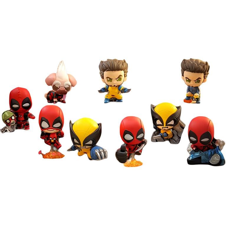 Фигурка Hot Toys Deadpool и The Wolverine COSBI Слепые коробки 1 слепой бокс Целая коробка 8 шт - изображение 2