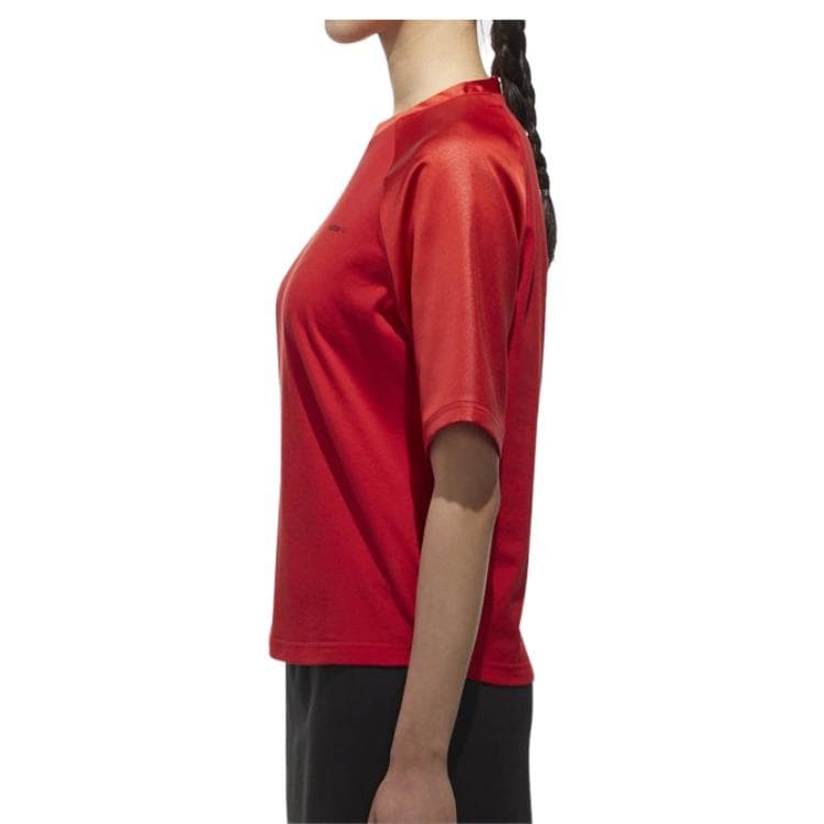 Футболка Adidas Neo Red Женские T-рубашки - изображение 2